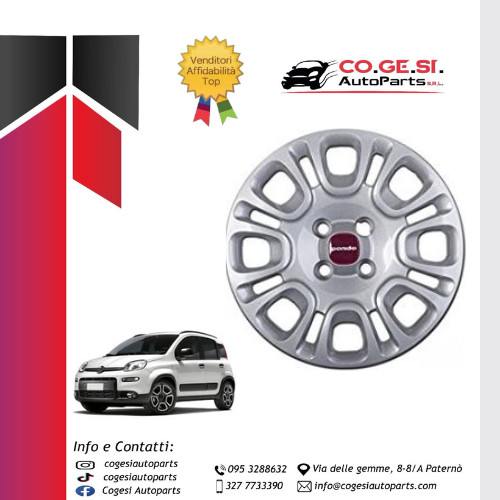 1pz coppa ruota copricerchi - ruota,